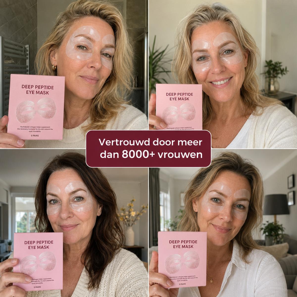 DeepPeptide™ | De 3-Zone Behandeling Eye Mask