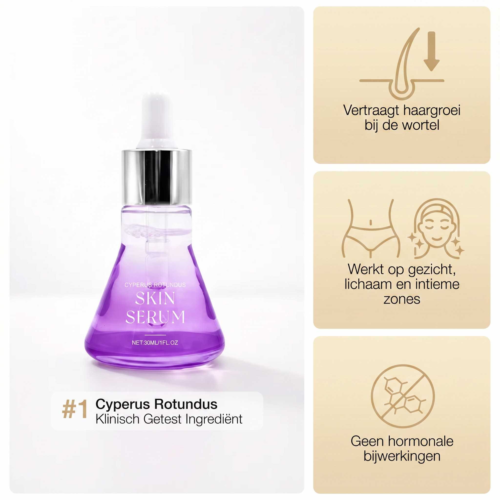 Nora Skin™ | Haargroeiremmend Serum