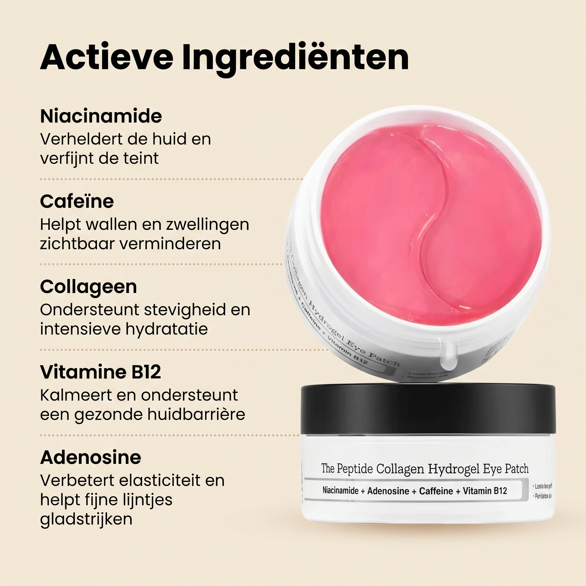 PeptiEyes™ | Collageen Hydrogel Oogpatches