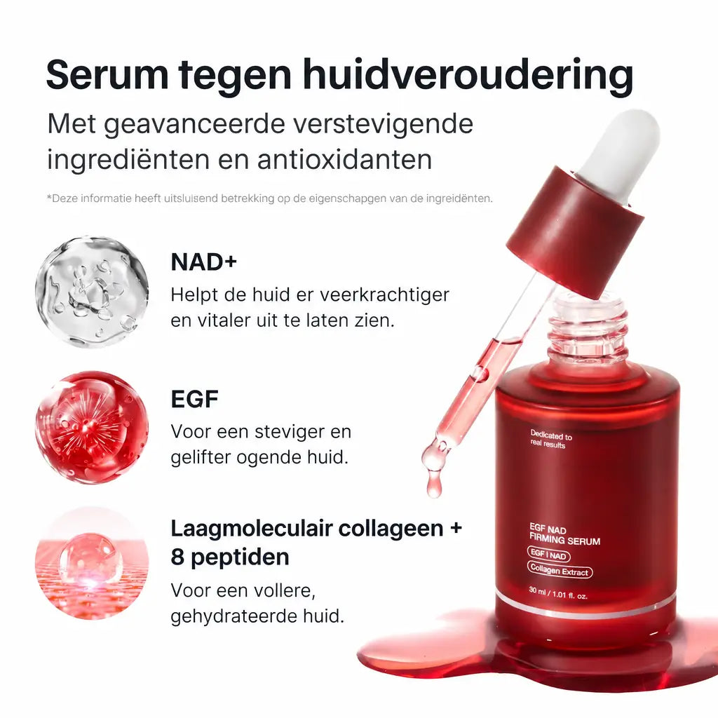 SkinBounce™ | NAD+ anti aging serum voor een voller en steviger ogende huid