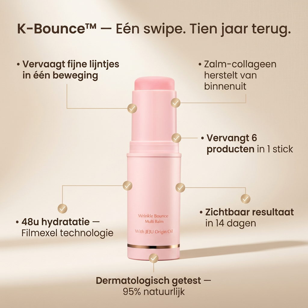 K-Bounce™ | De Koreaanse multi stick die je huid laat terugveren.