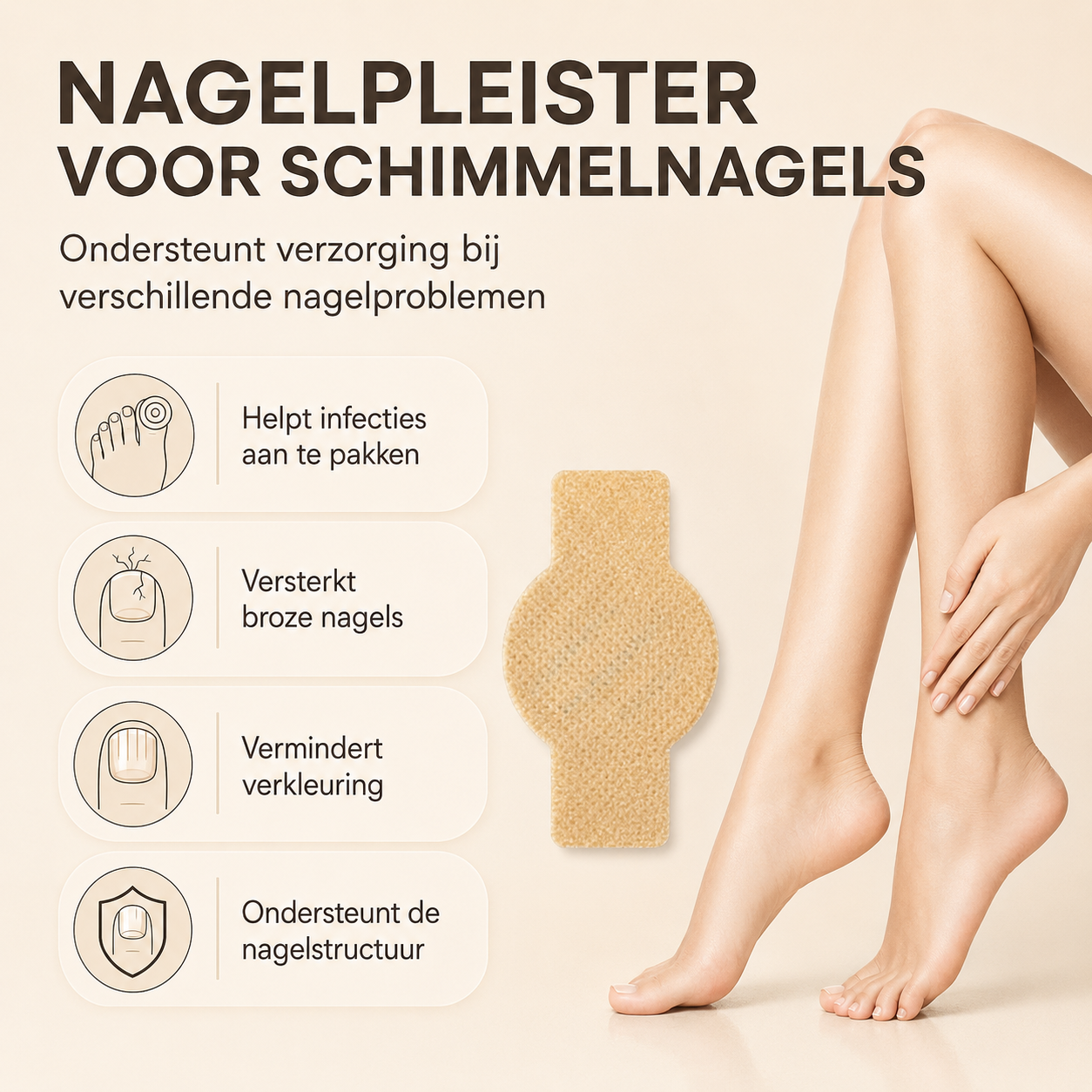 KalkPatches™ | Behandel Kalknagels In Je Slaap