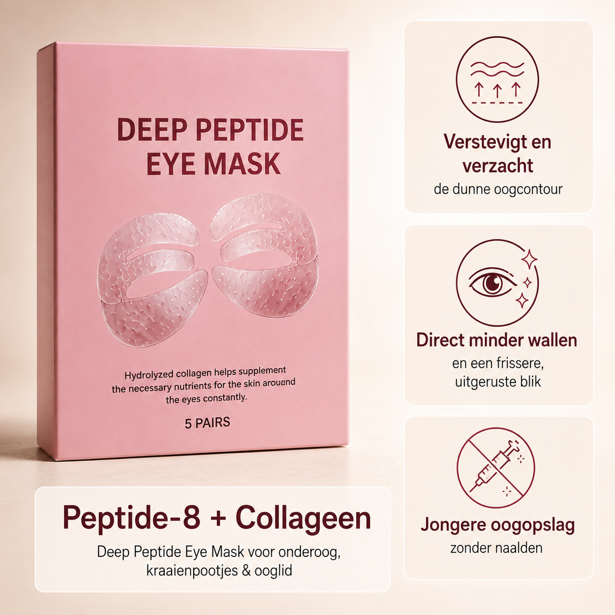 Deep Peptide Collagen Eye Mask