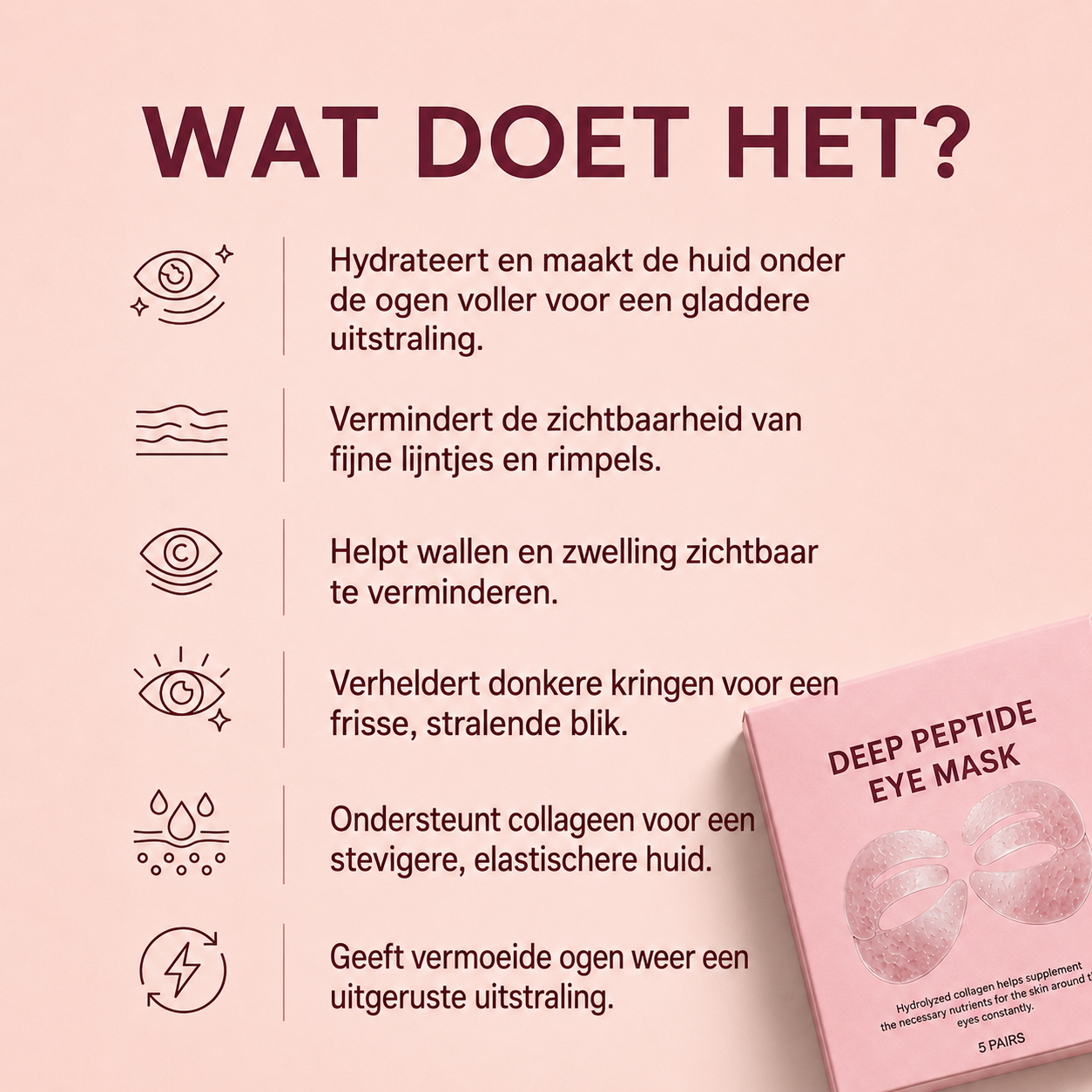 Deep Peptide Collagen Eye Mask