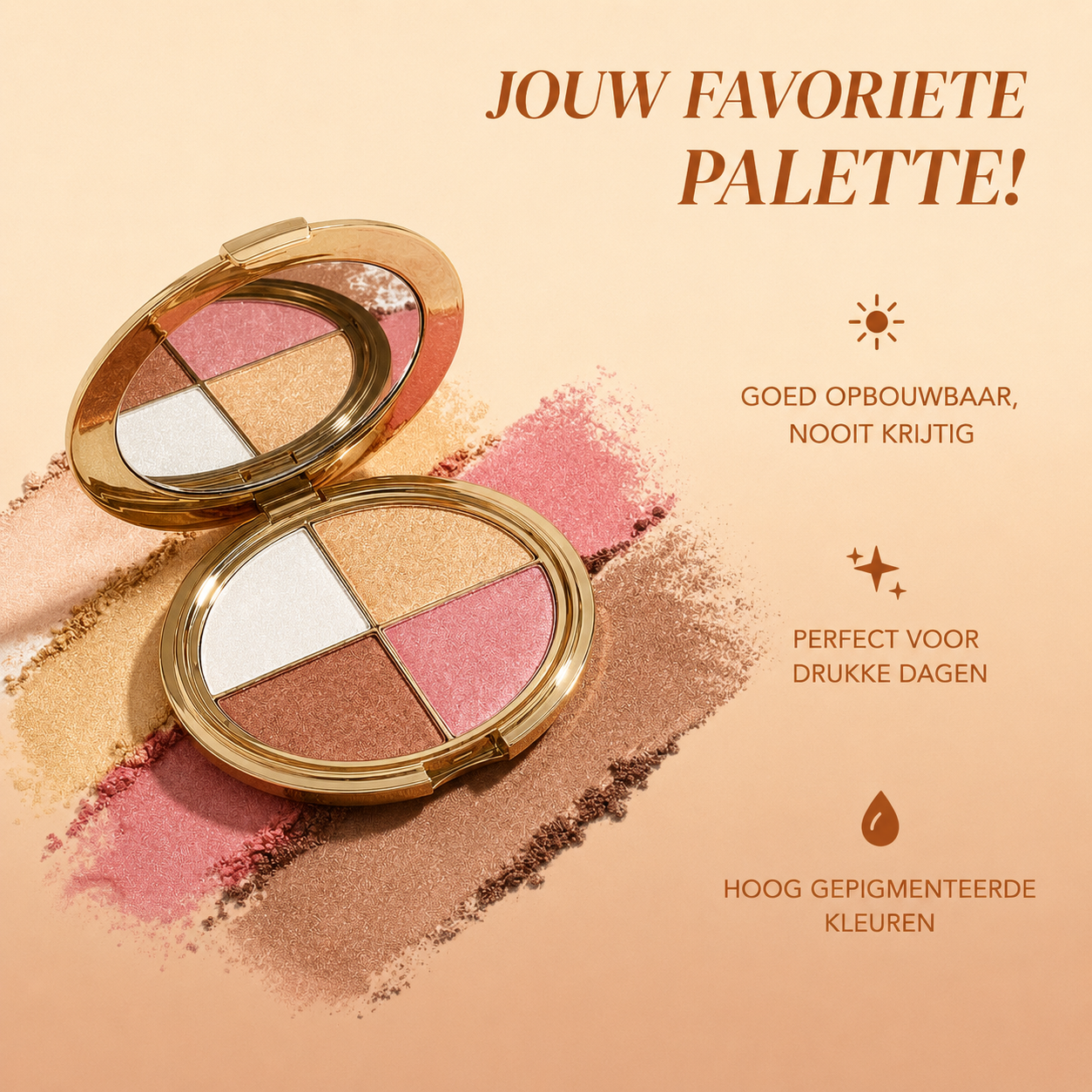 GlowPalette™ | Zie er in 30 seconden fris, stralend en helemaal verzorgd uit