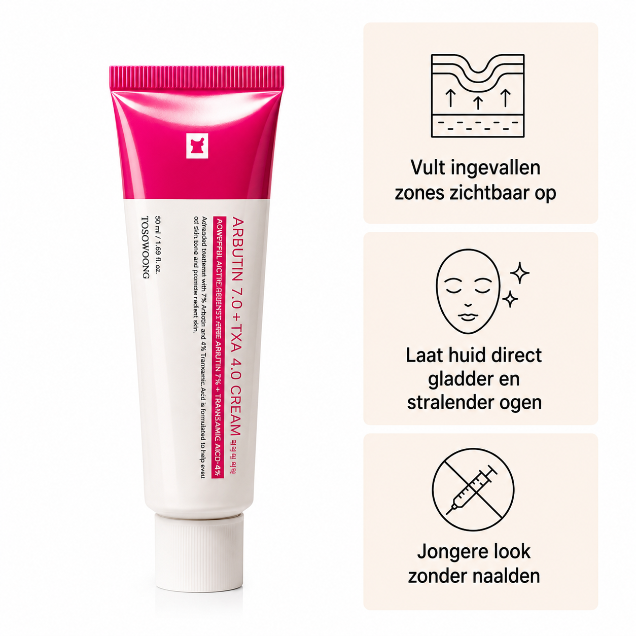 Koreaanse Glow Cream met Arbutin