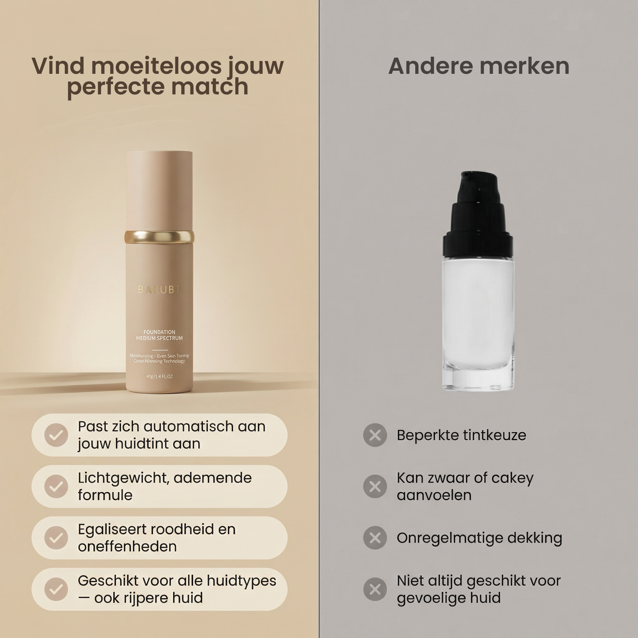SmartBlend™ | 4 in 1 kleurveranderende foundation