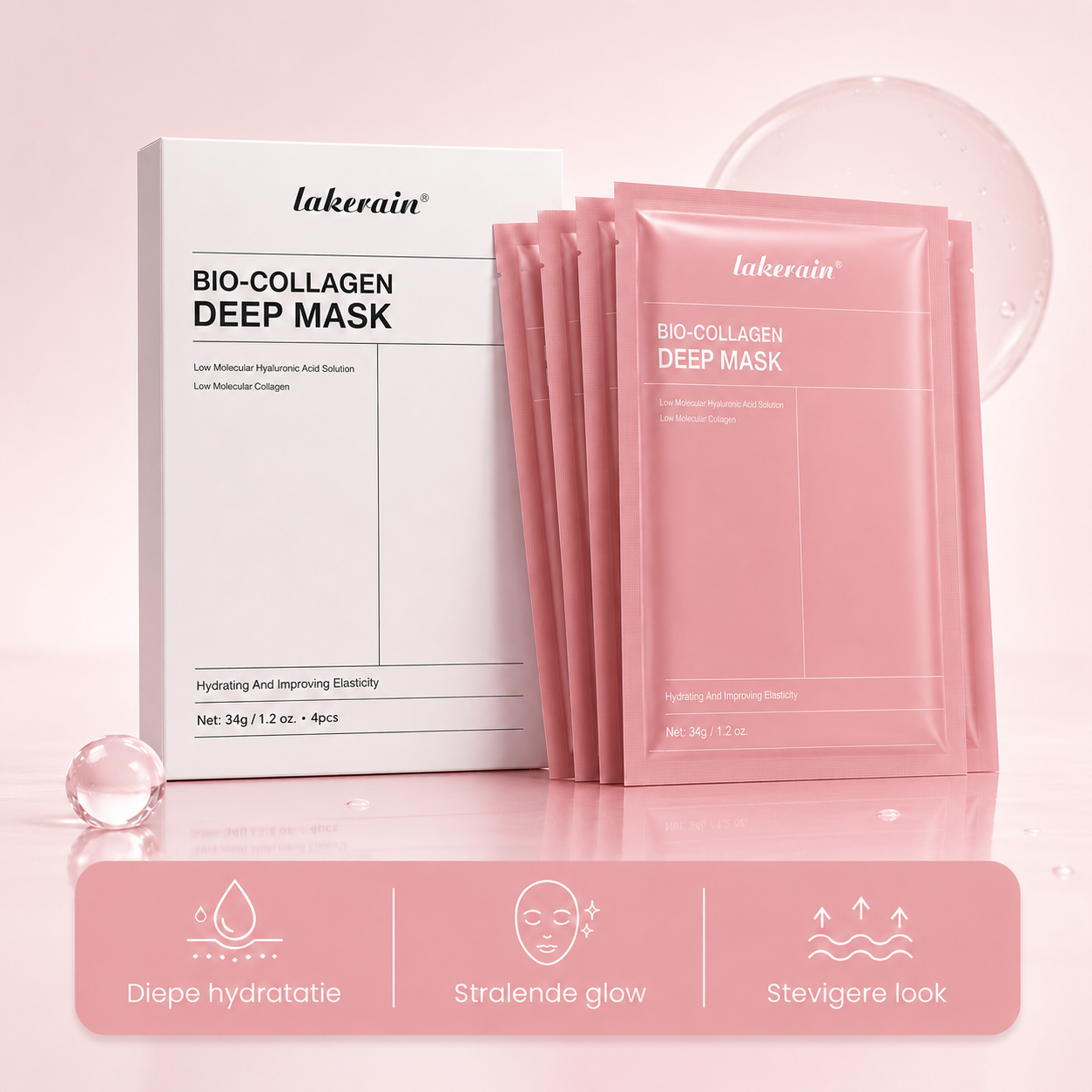 HydraMask™ | Intensief hydraterend bio-collageenmasker