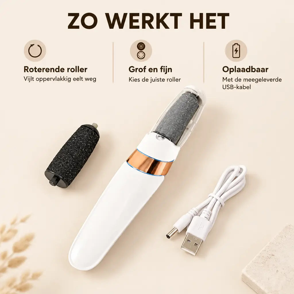 SilkyStep™ | Zijdezachte voeten in 5 minuten.