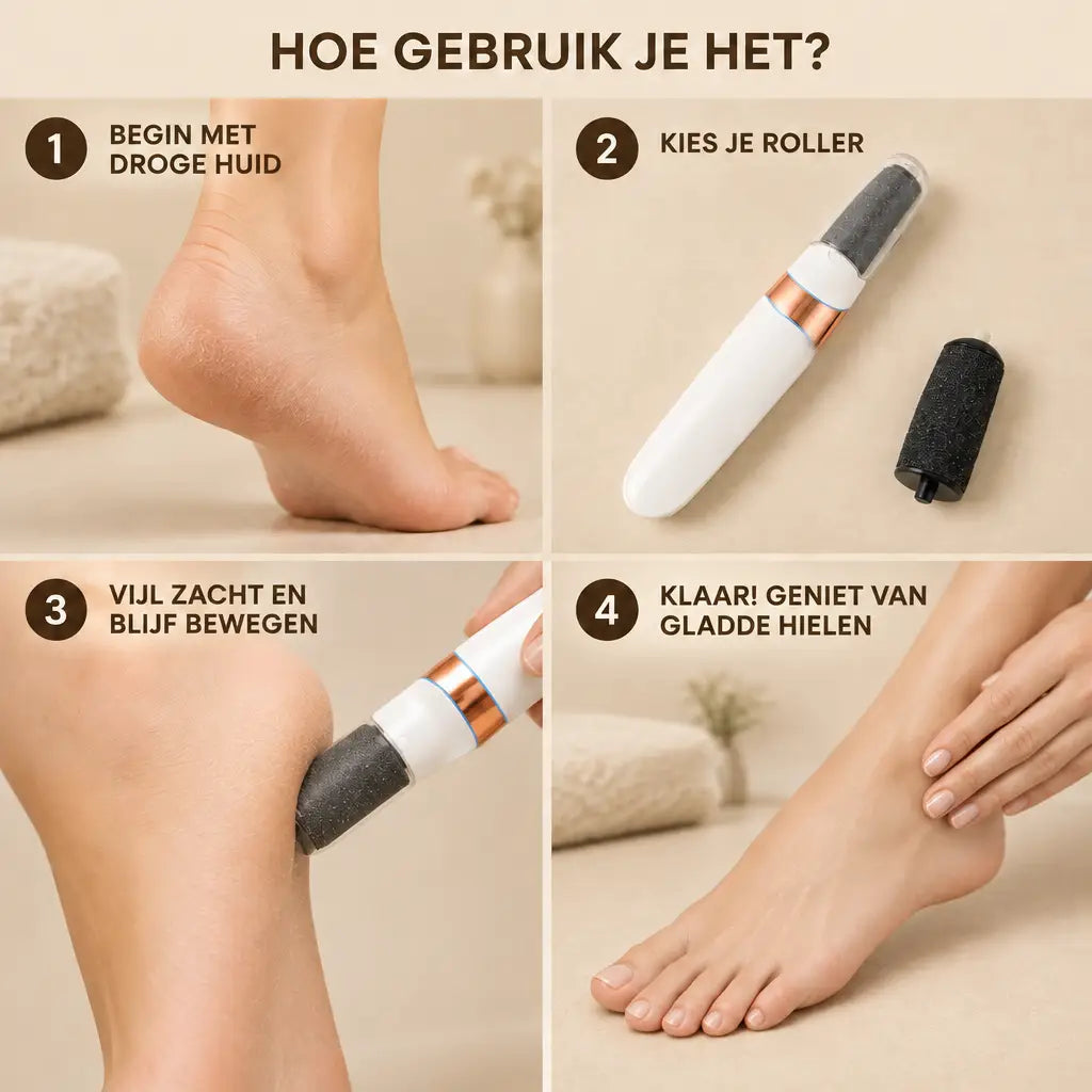 SilkyStep™ | Zijdezachte voeten in 5 minuten.