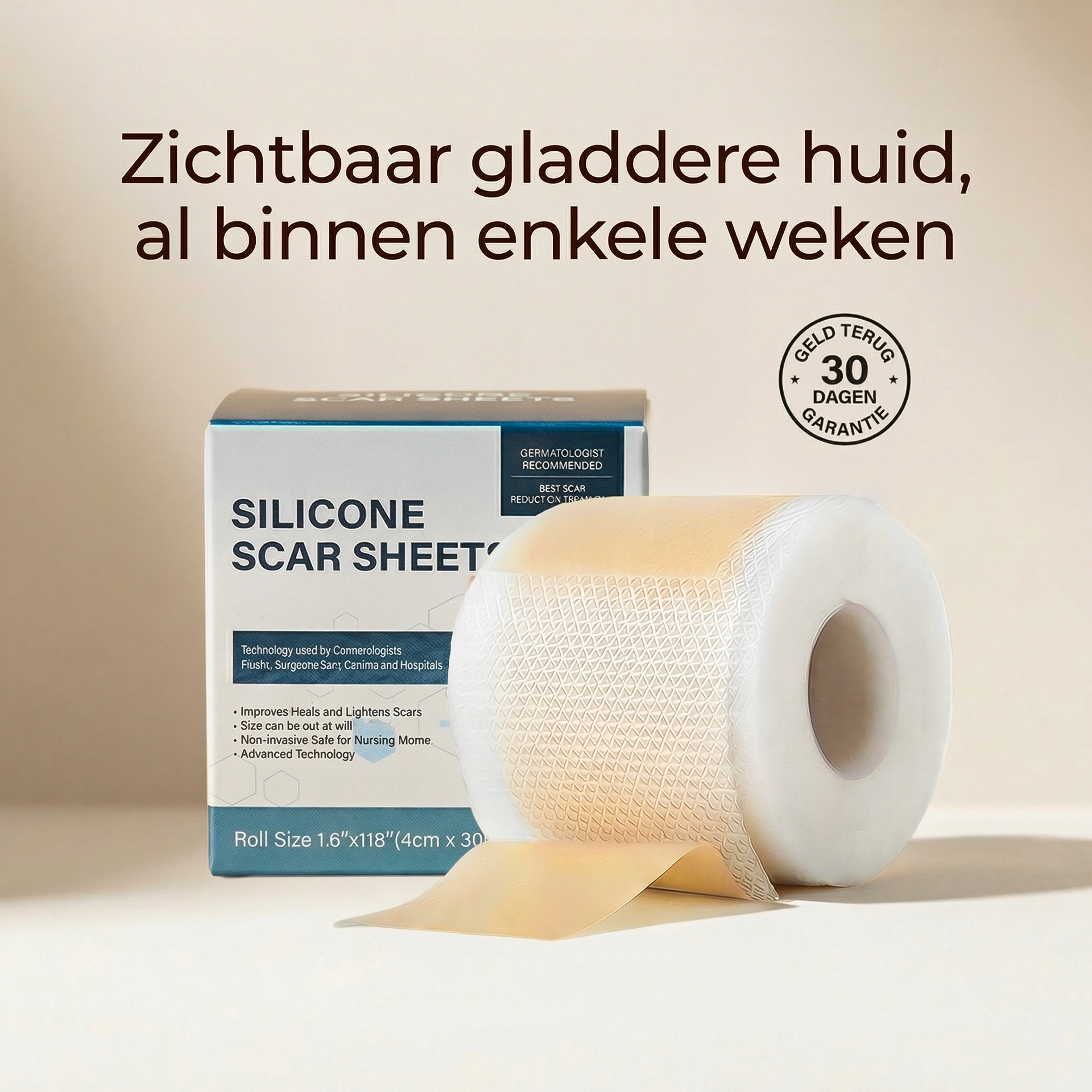 ScarSheets™ | Weg met Rimpels en Littekens – Terug naar een Gladde Huid